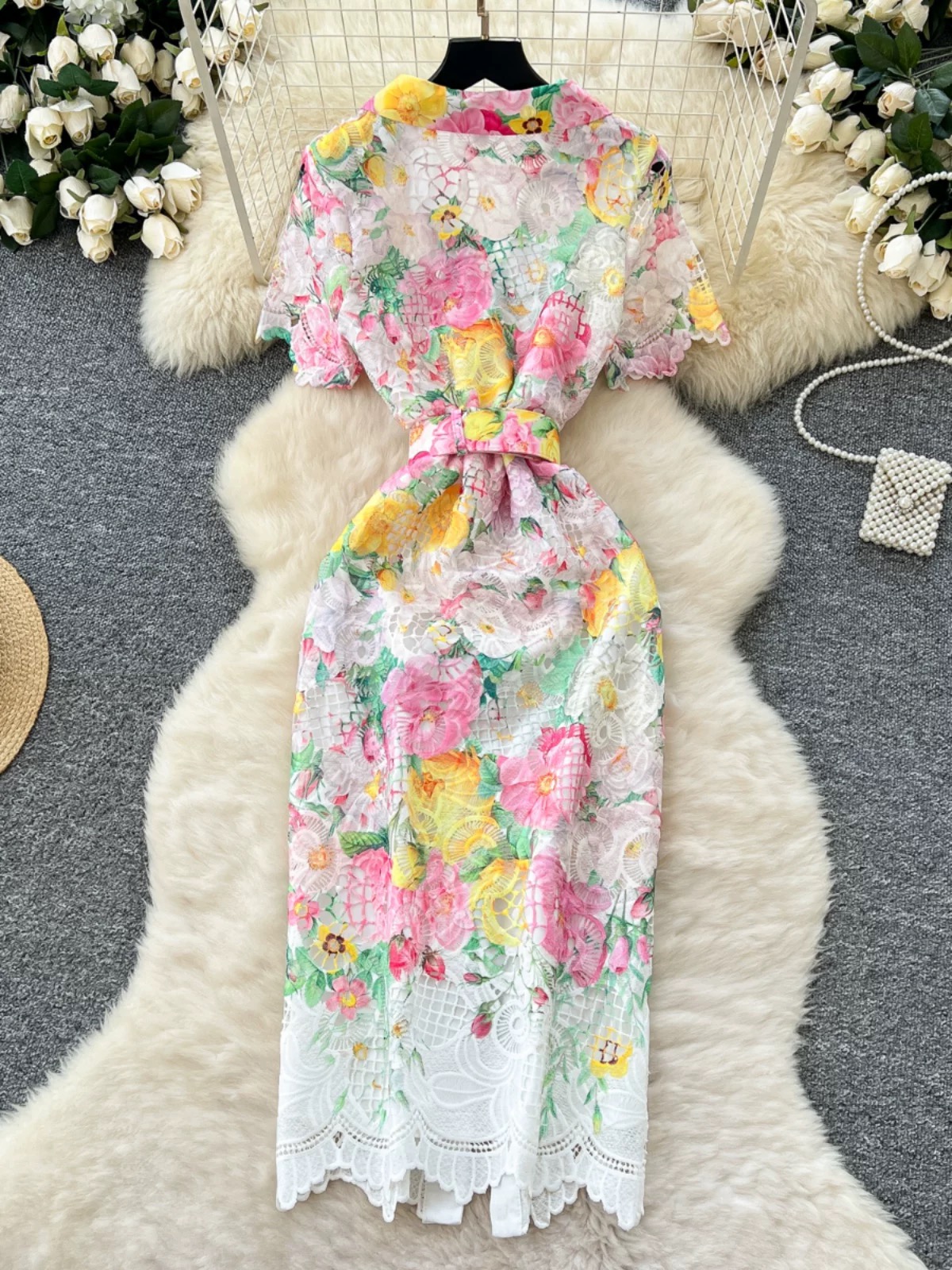 Walk and talk lace dress FBC448 images